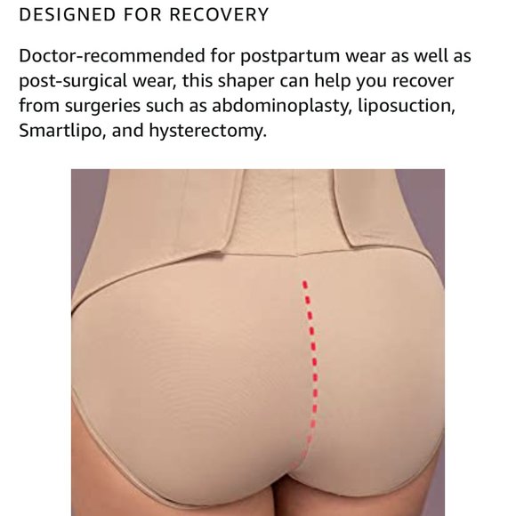 NWT Victoria's Secret Leonias Post-surgical & high-waisted shaper. Color beige - Picture 2 of 11